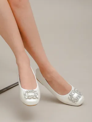 Agness Rhinestone Ballerina Flats