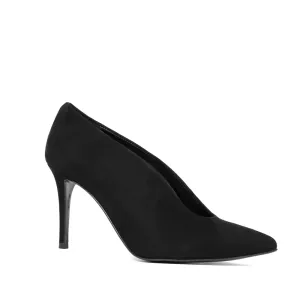 AMALIA STILETTOS BLACK SUEDE 8CM HEEL