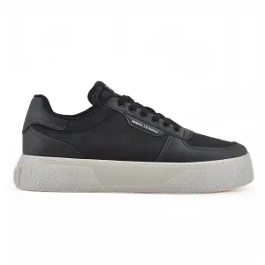 ARMANI EXCHANGE Fabric Allover Logo Sneakers XUX196-BLK
