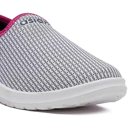 ASIAN BARFI-02 Sports Running Sneakers for Ladies | Sports Shoes Running Shoes for Girls Stylish Walking, Gym & Party Walking Shoes for Women (Grey, Numeric_6)