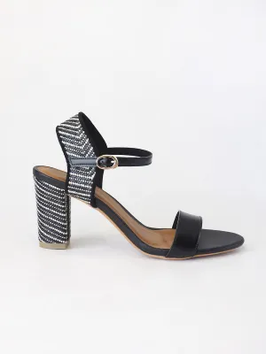 BOHO sandal on broad heel