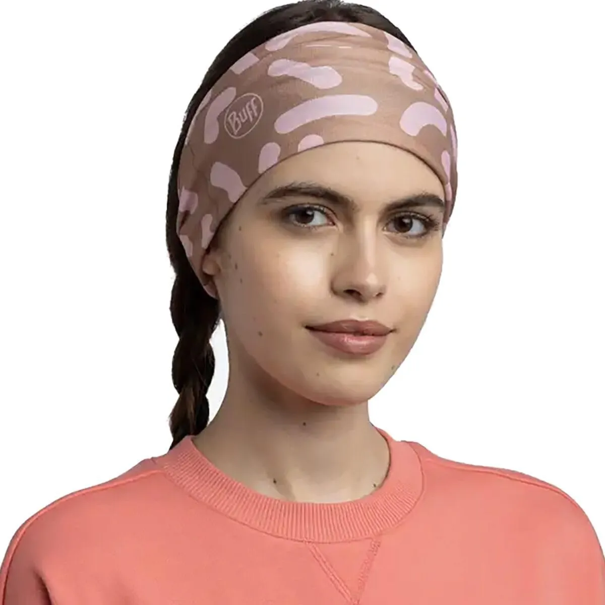 BUFF CoolNet UV Half Neck Gaitor, UPF 50 Sun Protection, Breathable, Versatile, Quick Dry Face Mask, Bright Color, Adult Size
