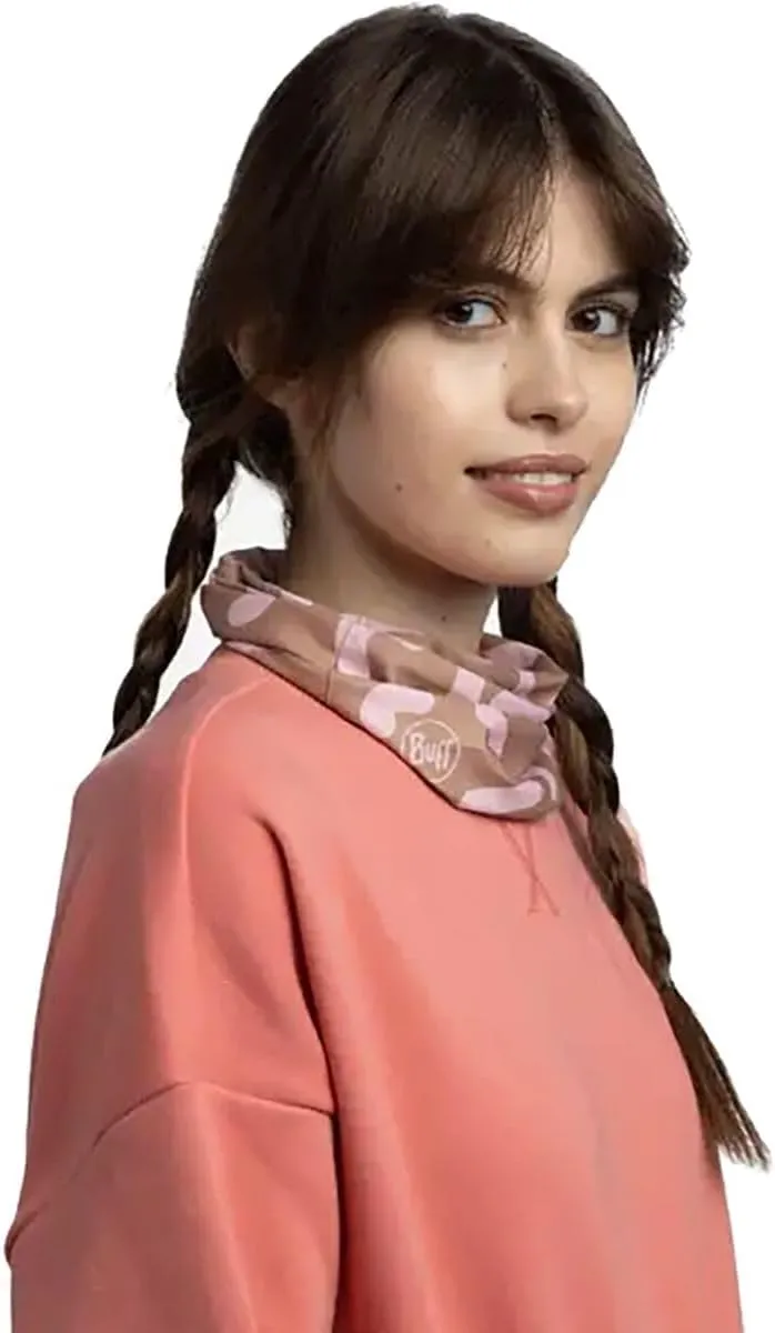BUFF CoolNet UV Half Neck Gaitor, UPF 50 Sun Protection, Breathable, Versatile, Quick Dry Face Mask, Bright Color, Adult Size