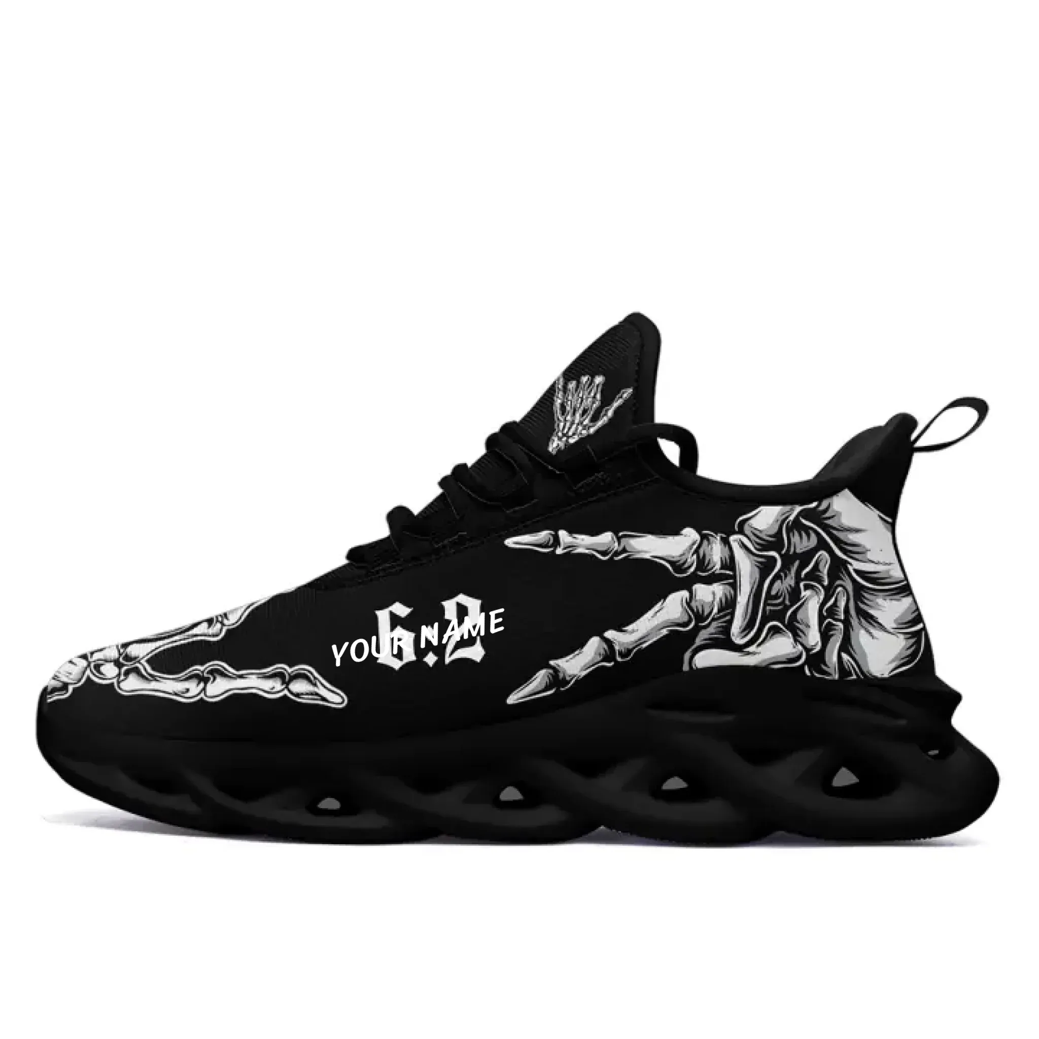 Buy One Get One Black Color Personalized Skull Sneaker Comfortable Shoe,
2016-6-2-02036