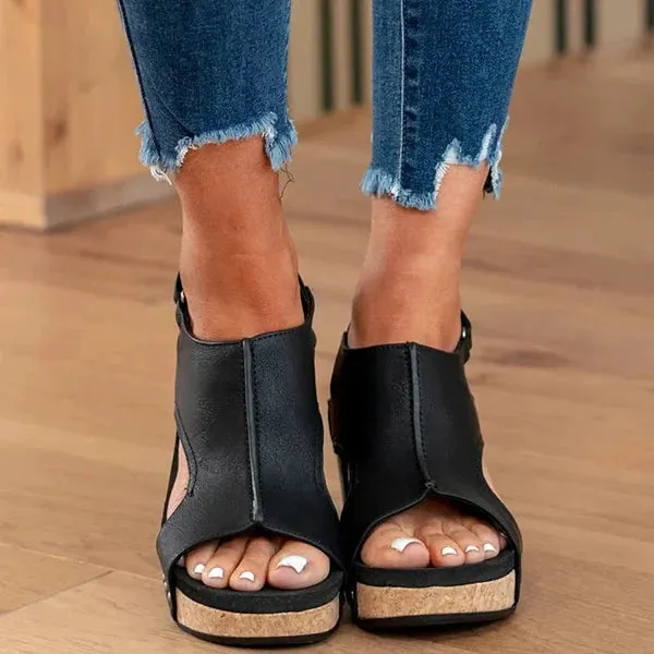 Cecilia Heels Wedge Sandals for Women