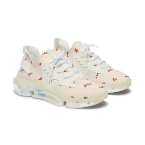 Chic Women&#039;s Mesh Sneakers with Playful Design