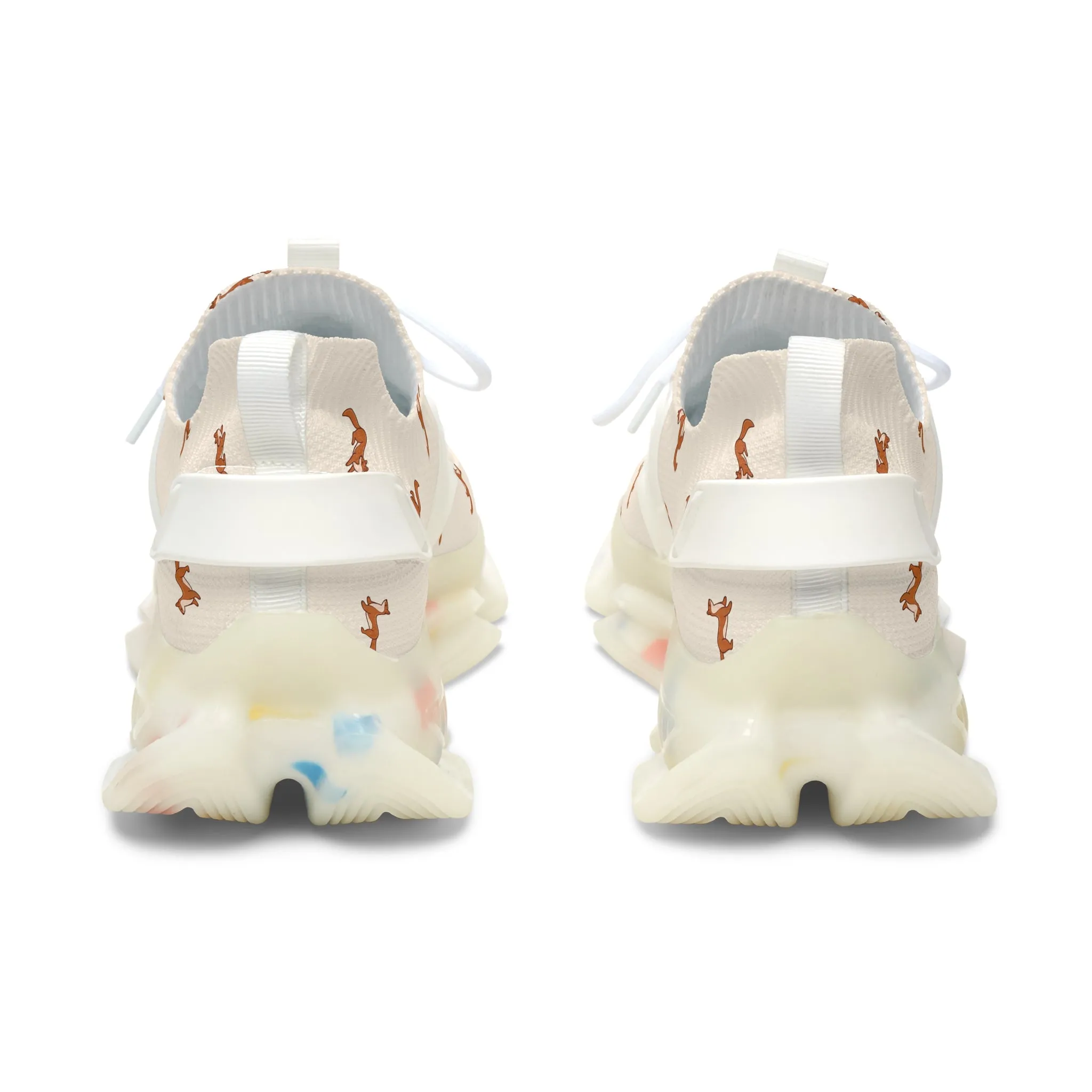 Chic Women&#039;s Mesh Sneakers with Playful Design
