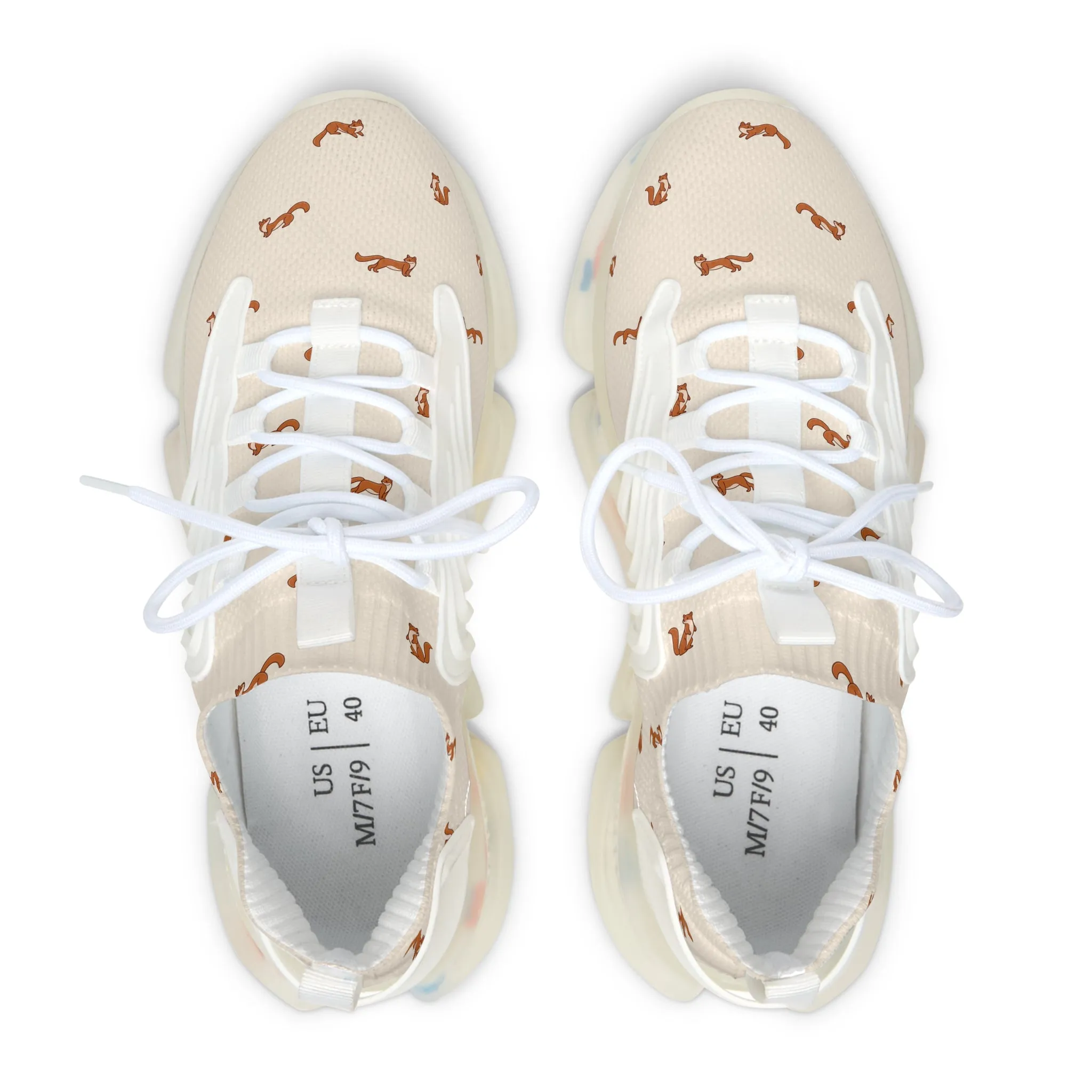Chic Women&#039;s Mesh Sneakers with Playful Design