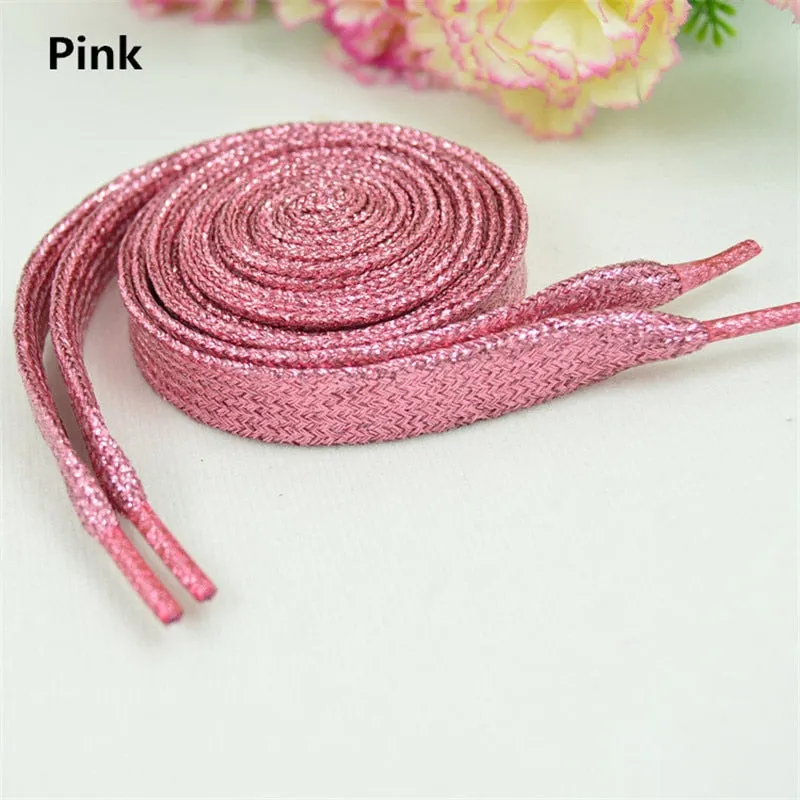 Colorful Trendy Sparkling Sneaker Shoelaces