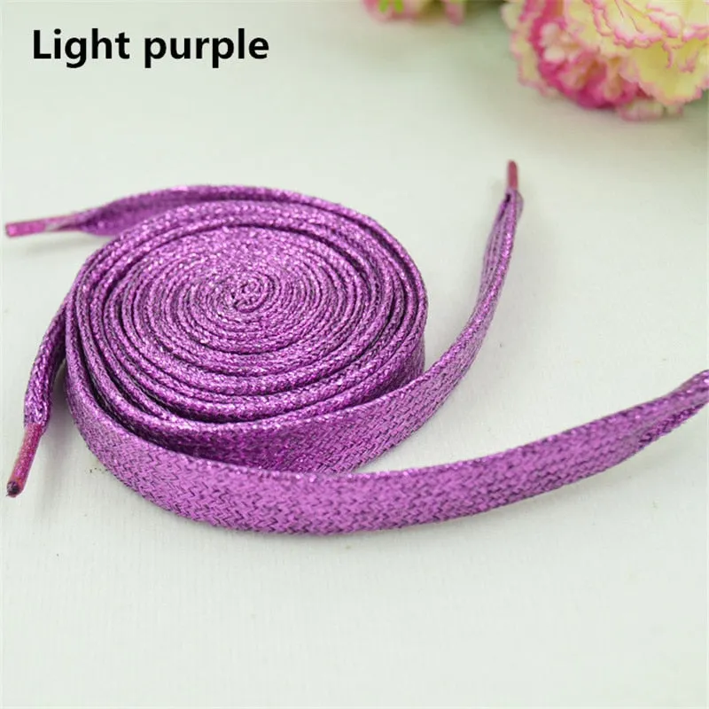 Colorful Trendy Sparkling Sneaker Shoelaces