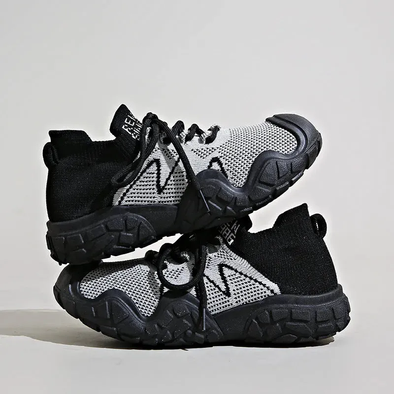 Contrast Mesh Platform Athletic