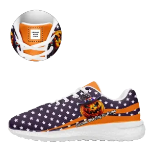Corporate christmas gifts, custom corporate gifts Personalized?Halloween?Sneakers,?Custom?Pumpkin?Shoes,?Comfortable Party?Gift,BLD2-23020145