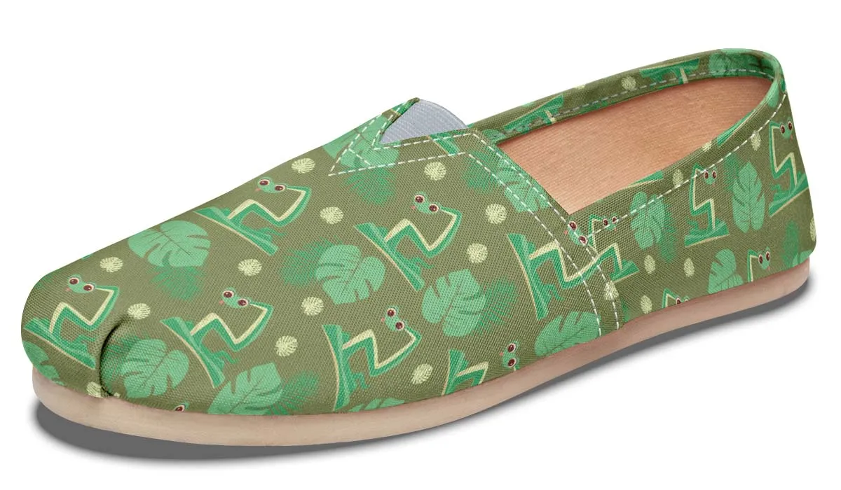 Cute Snake Pattern Casual Shoes