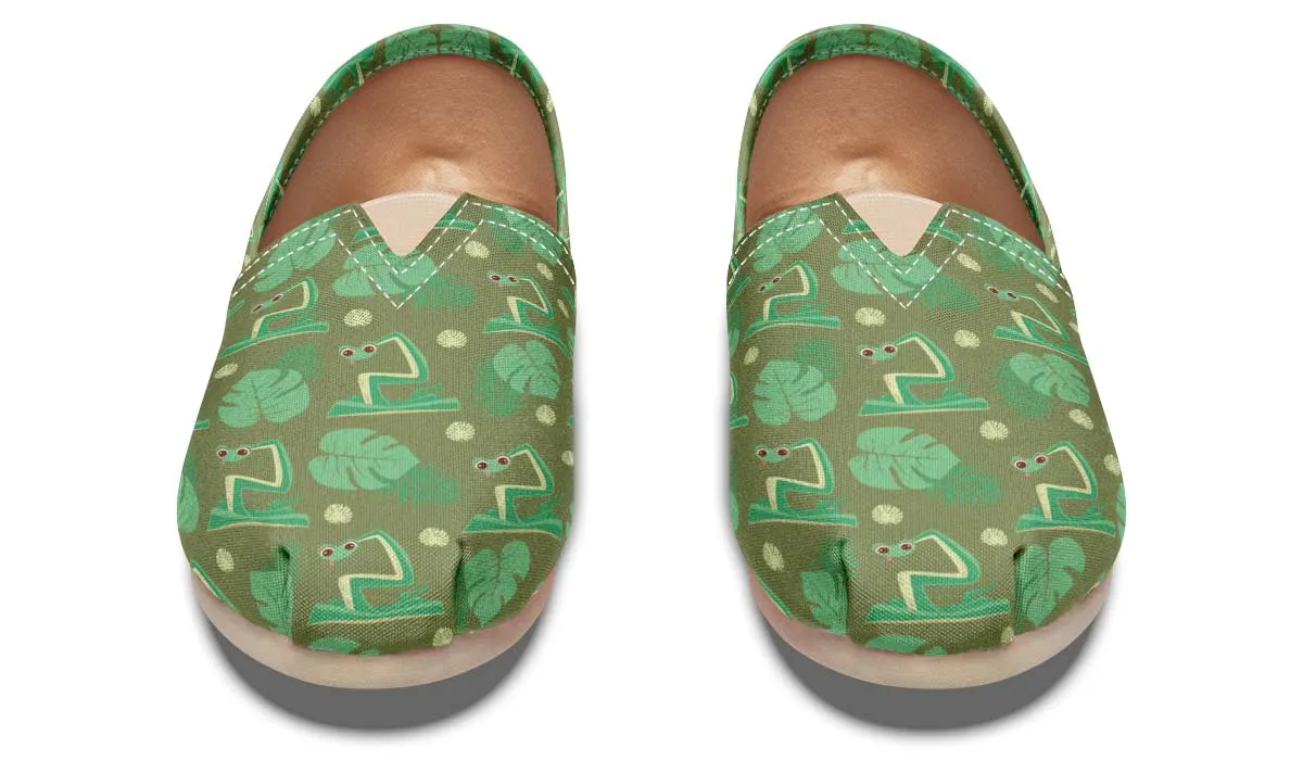 Cute Snake Pattern Casual Shoes