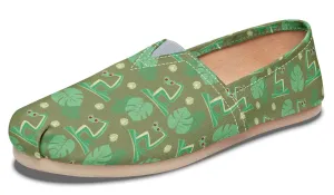 Cute Snake Pattern Casual Shoes