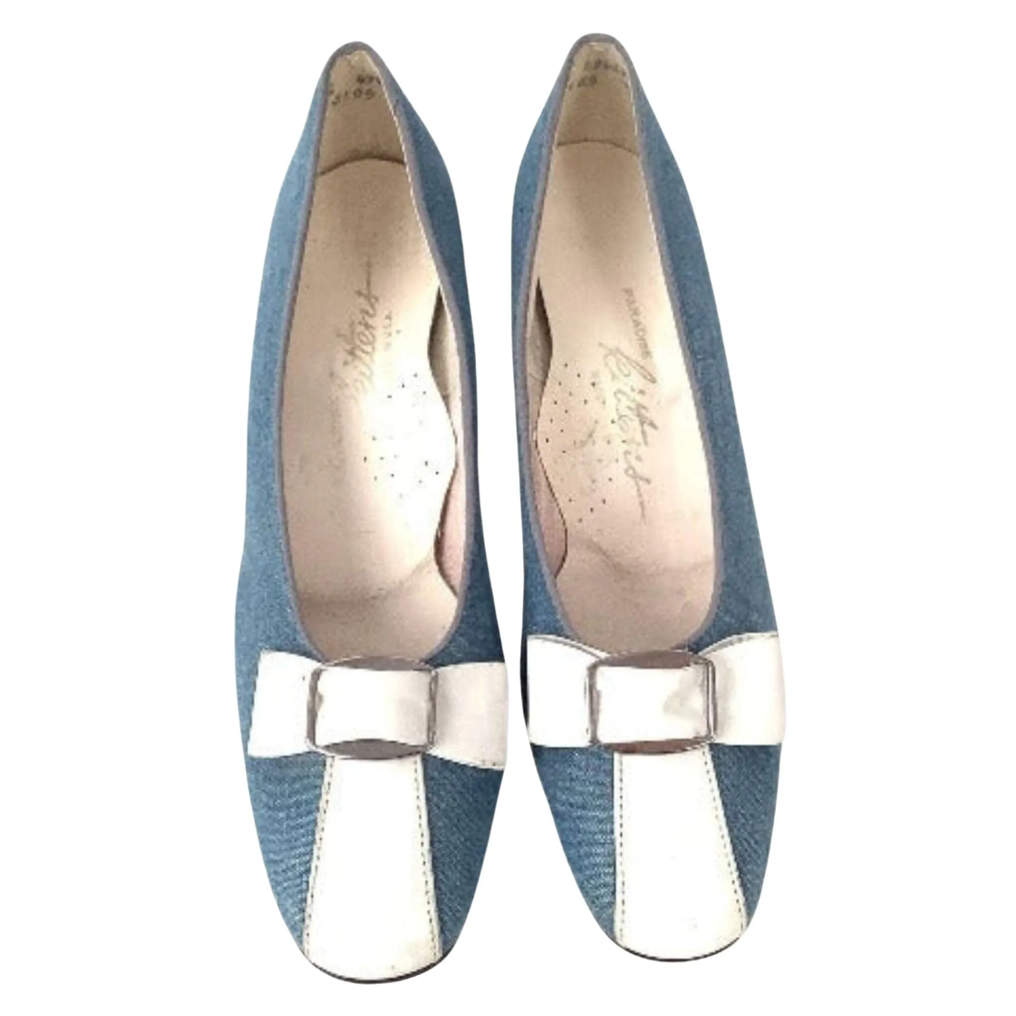 Denim Flat Heel Shoes