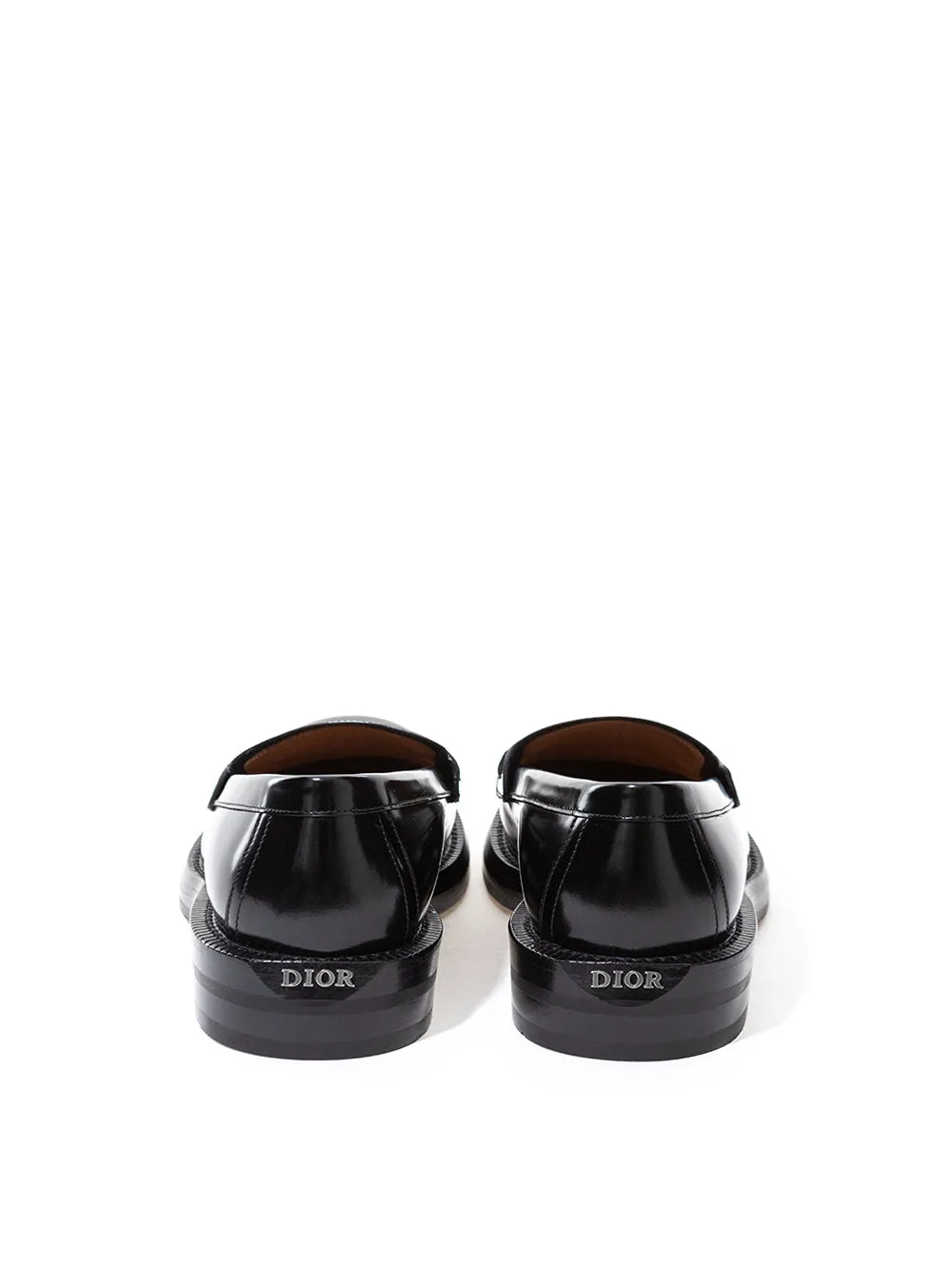 Dior Carlo Black Leather Classic Loafer