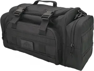 Duffel Bag ?C Heavy Duty Tactical Gym Bag for Men, Splashwater-Proof Weekender Travel Bag for Basketball, Football, Soccer, Hiking, and Hunting (Black)
