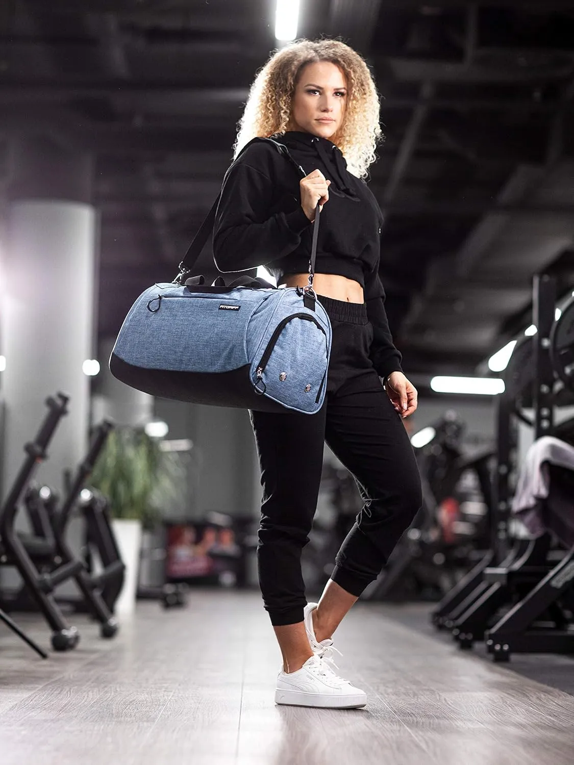 Fitgriff? Gym Bag for Men & Women with Shoe & Wet Compartment - Duffle Bag for Travel, Sports, Fitness & Workout