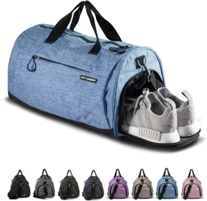 Fitgriff? Gym Bag for Men & Women with Shoe & Wet Compartment - Duffle Bag for Travel, Sports, Fitness & Workout