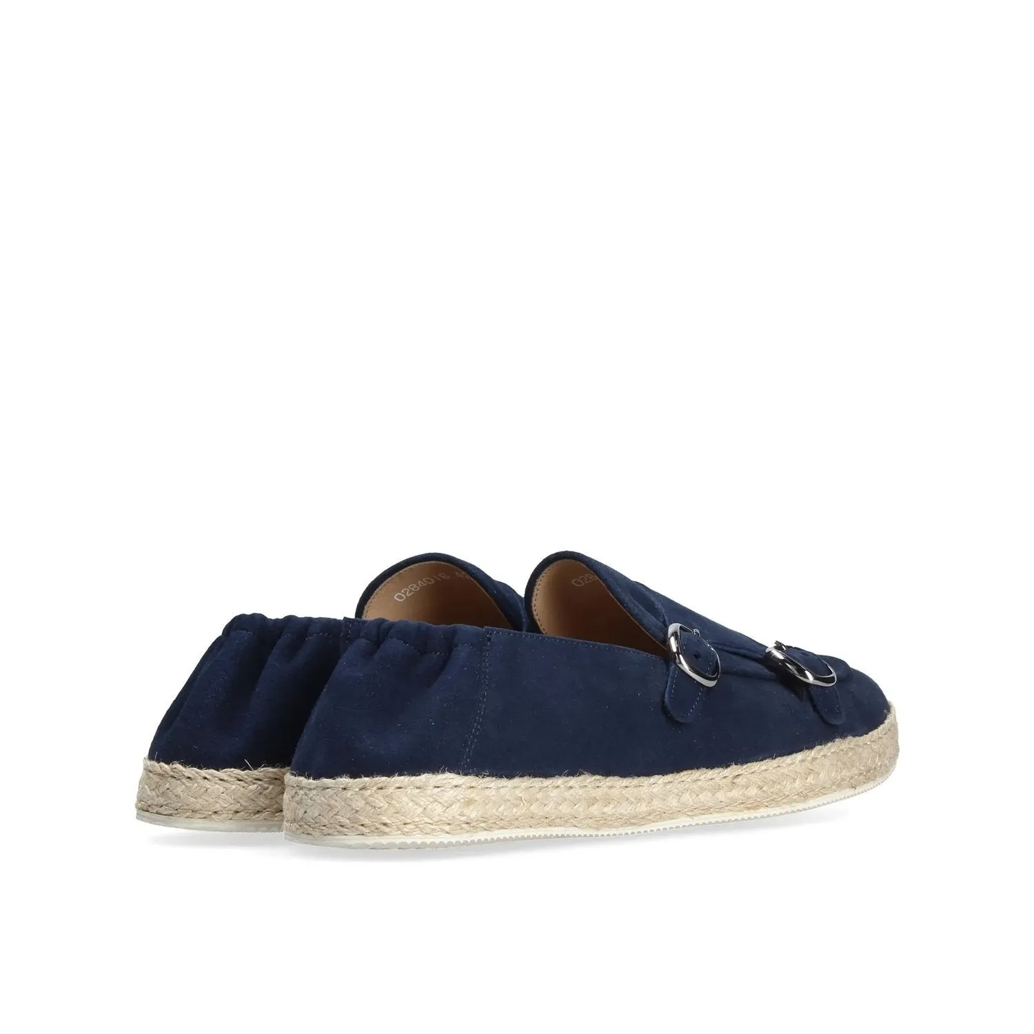 Franceschetti Maiori Men's Shoes Blue Suede Leather Double Buckle Sneakers (FCCT1000)