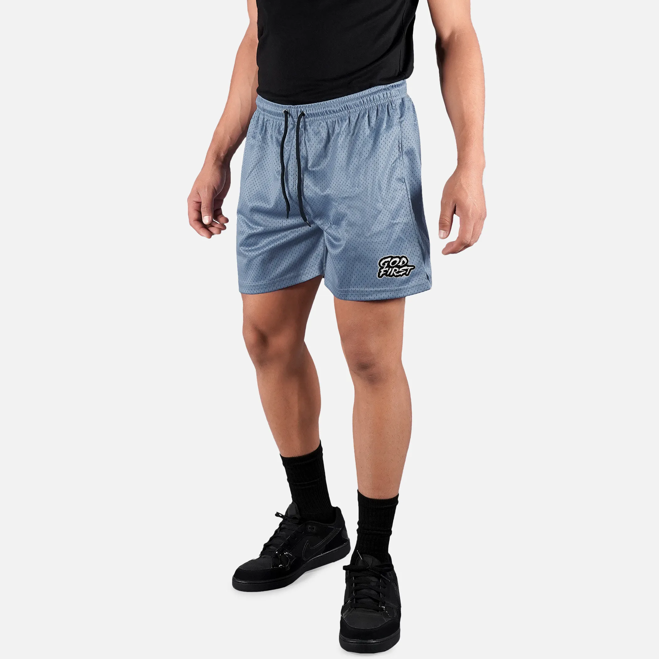God First Patch Shorts - 7"
