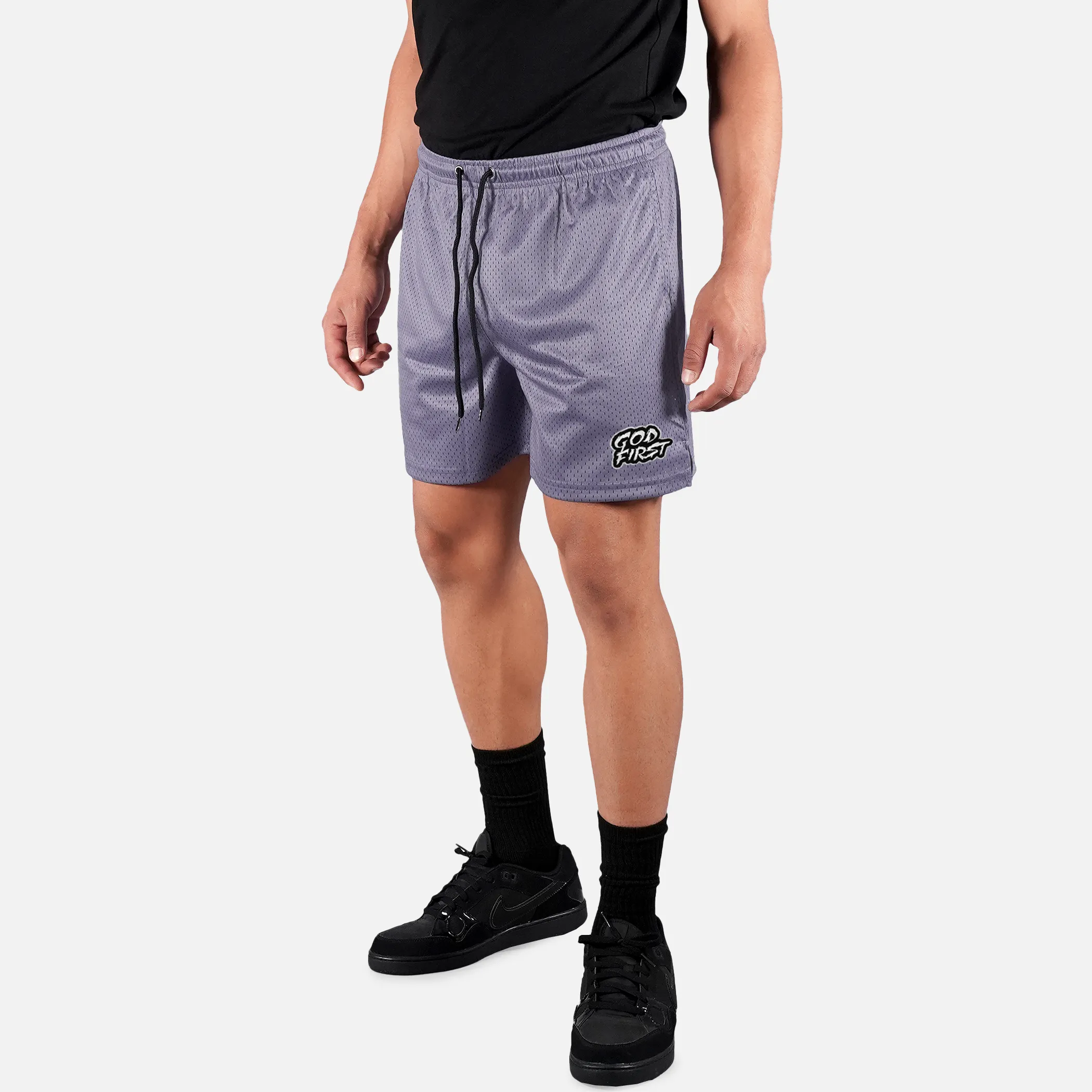 God First Patch Shorts - 7"