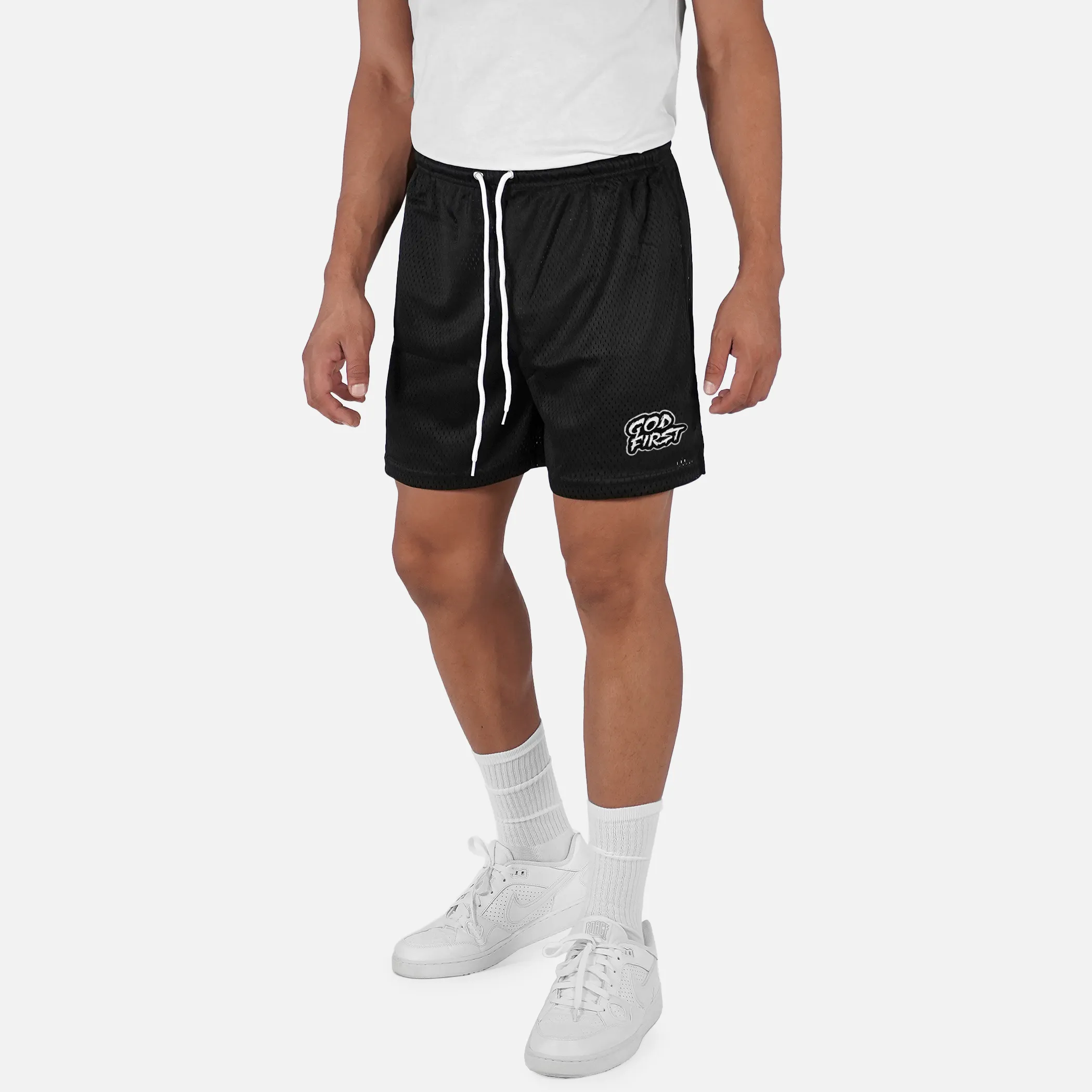 God First Patch Shorts - 7"