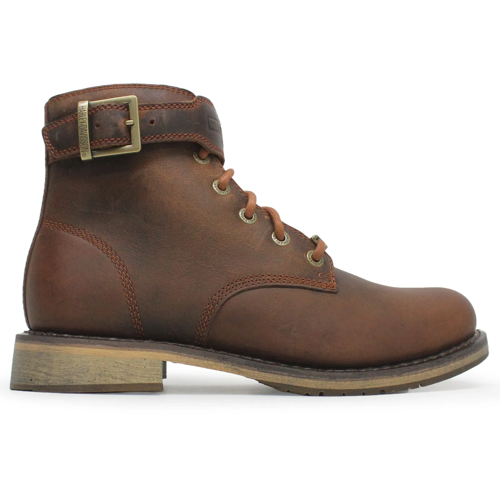 Harley Davidson Vntgmoto Short Full Grain Leather Men's Ankle Boots