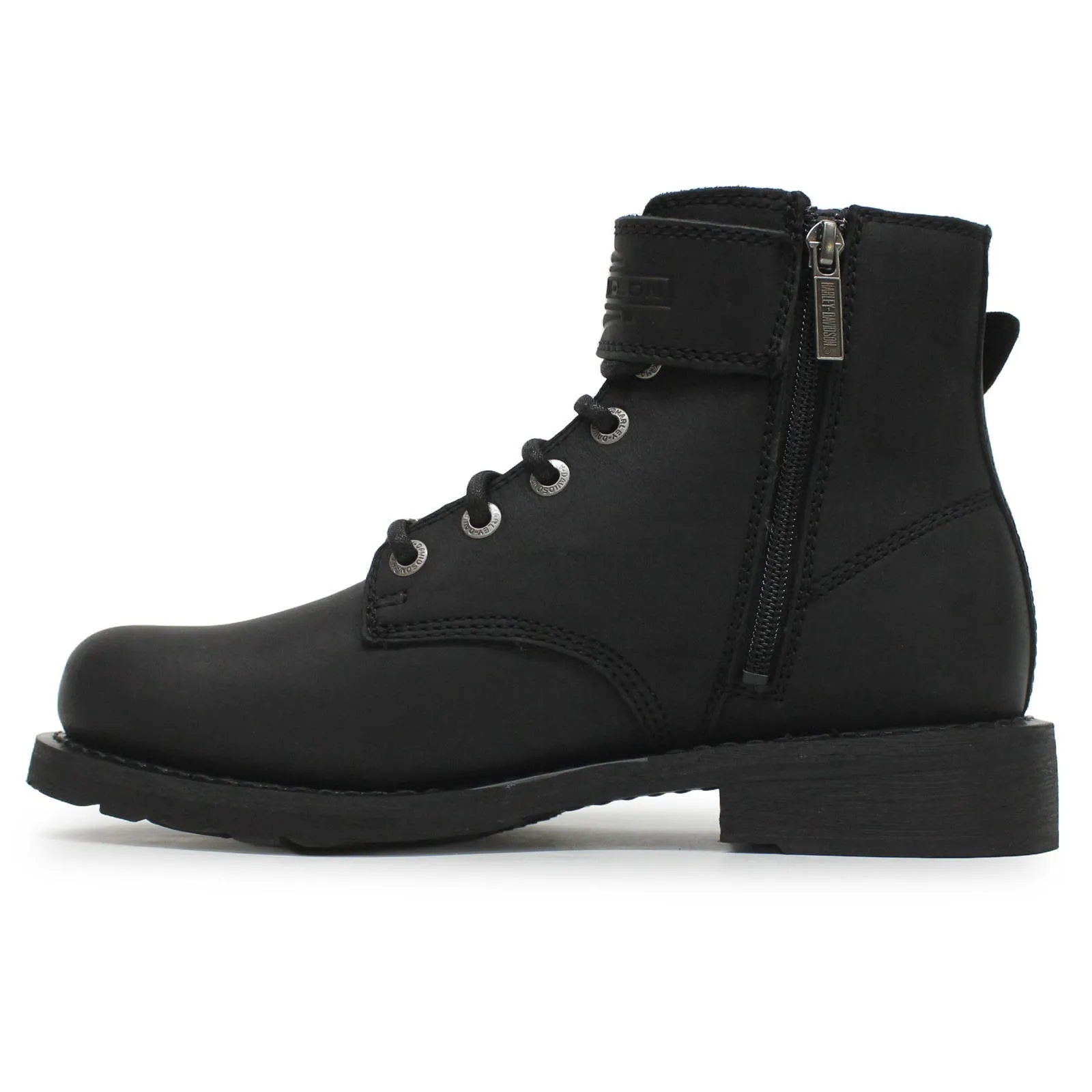 Harley Davidson Vntgmoto Short Full Grain Leather Men's Ankle Boots