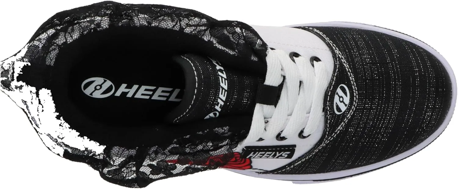 HEELYS Girl's Pro 20 Ivory Ella Wheeled Heel Shoe