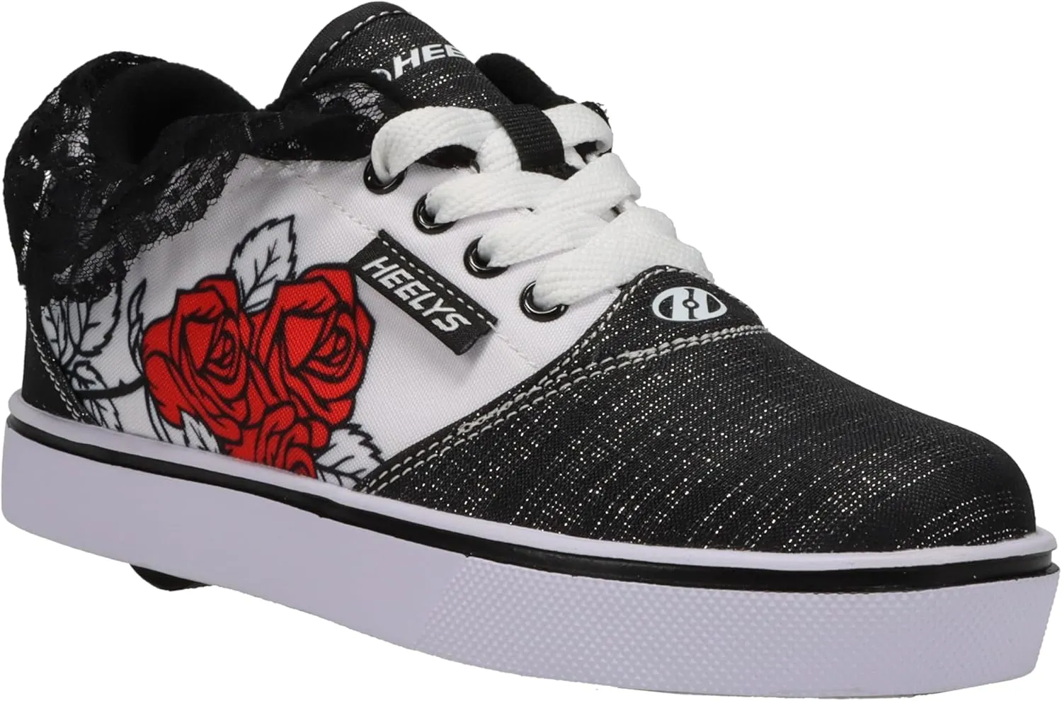 HEELYS Girl's Pro 20 Ivory Ella Wheeled Heel Shoe