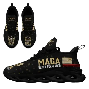 Holiday Gifts,Personalized Patriotic Sneakers, Custom Trump Shoes, Breathable MAGA Shoes