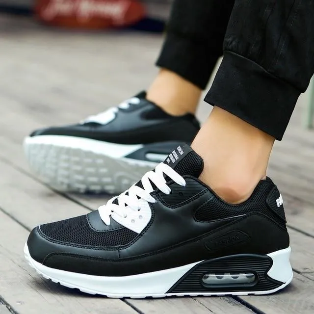 hot sale Men Running sports Shoes spring fall Sneakers Outdoors Lace-up Breathable jogging trainers