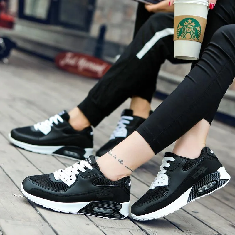 hot sale Men Running sports Shoes spring fall Sneakers Outdoors Lace-up Breathable jogging trainers