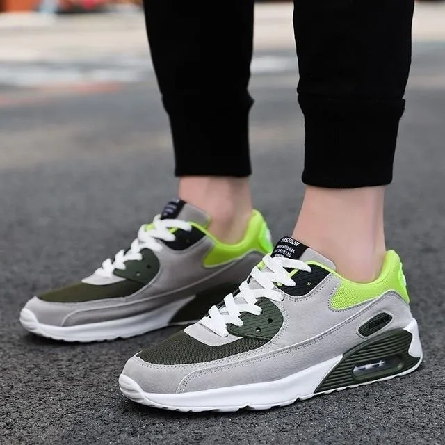 hot sale Men Running sports Shoes spring fall Sneakers Outdoors Lace-up Breathable jogging trainers