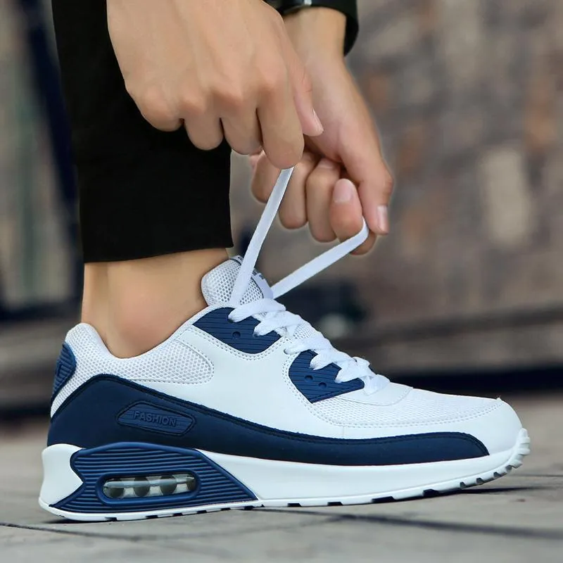 hot sale Men Running sports Shoes spring fall Sneakers Outdoors Lace-up Breathable jogging trainers