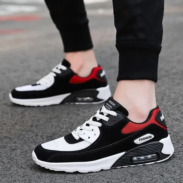 hot sale Men Running sports Shoes spring fall Sneakers Outdoors Lace-up Breathable jogging trainers