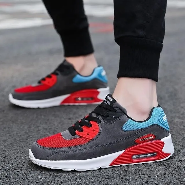 hot sale Men Running sports Shoes spring fall Sneakers Outdoors Lace-up Breathable jogging trainers
