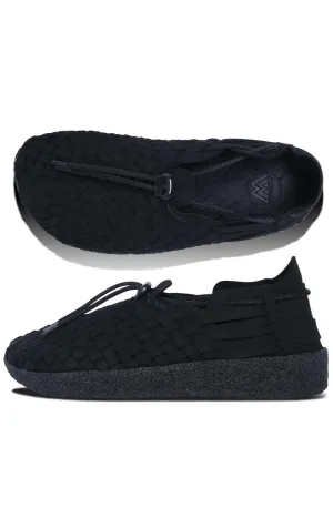 Latigo Suede Vegan Leather Shoes   Black/Black