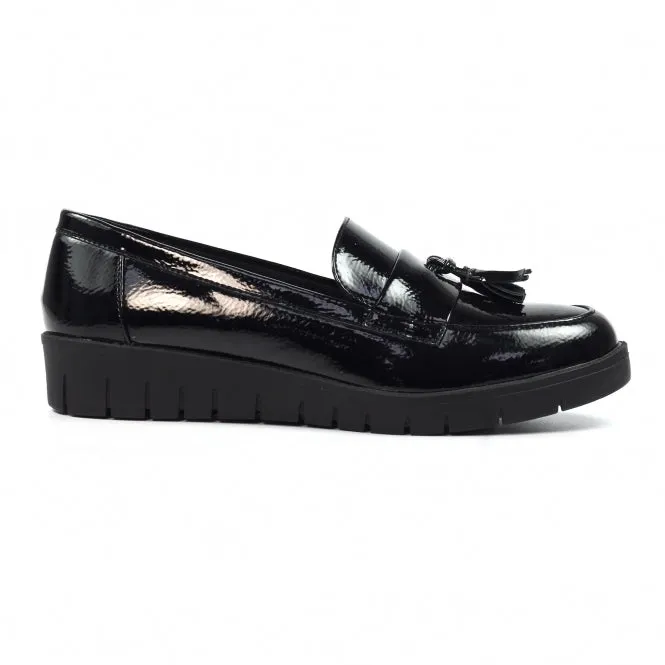 Lunar Vella  Tassle shoe Black