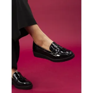 Lunar Vella  Tassle shoe Black