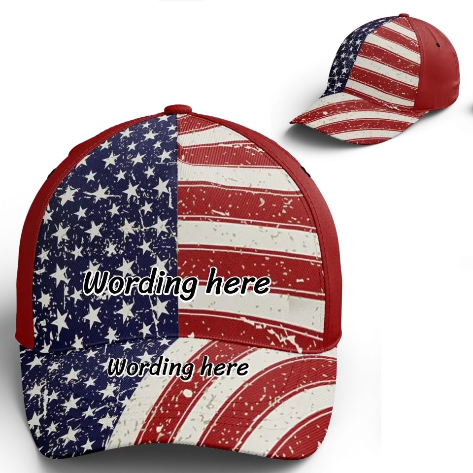 Luxury Gifts,Personalized T Combo Offer, Custom Patriotic Hat and Shoes,MS-24020040-Hats-C0601