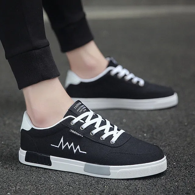Men Casual Shoes Light Canvas Shoes Comfort Sneakers