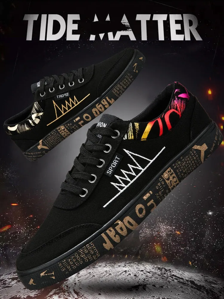 Men Casual Shoes Light Canvas Shoes Comfort Sneakers