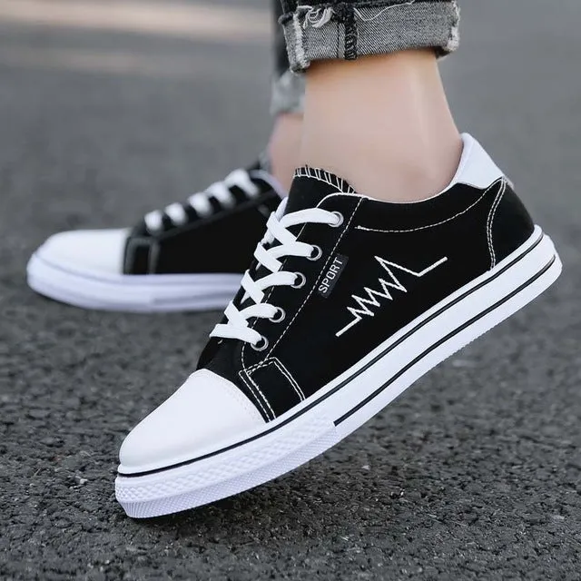 Men Casual Shoes Light Canvas Shoes Comfort Sneakers