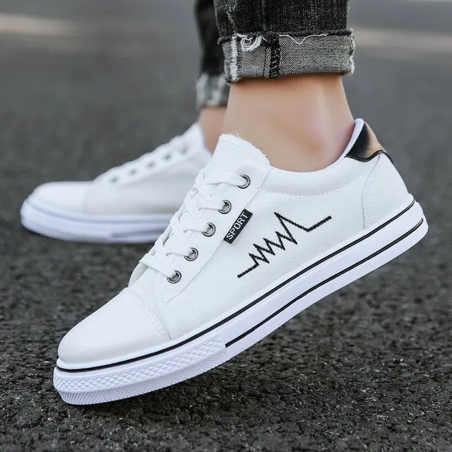 Men Casual Shoes Light Canvas Shoes Comfort Sneakers