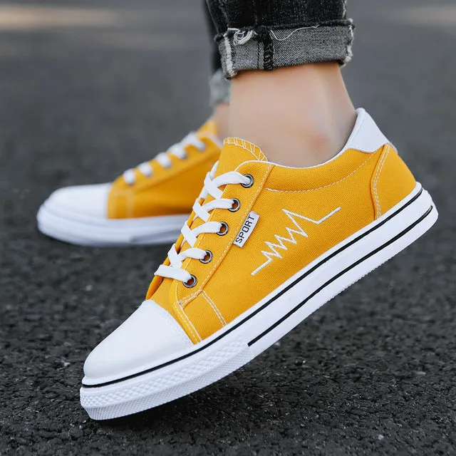 Men Casual Shoes Light Canvas Shoes Comfort Sneakers