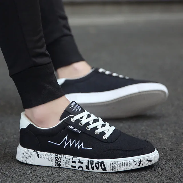 Men Casual Shoes Light Canvas Shoes Comfort Sneakers