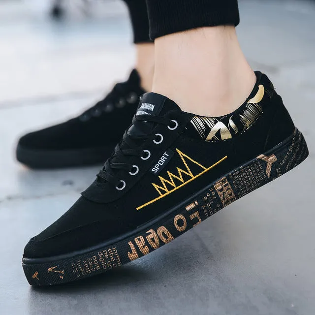 Men Casual Shoes Light Canvas Shoes Comfort Sneakers